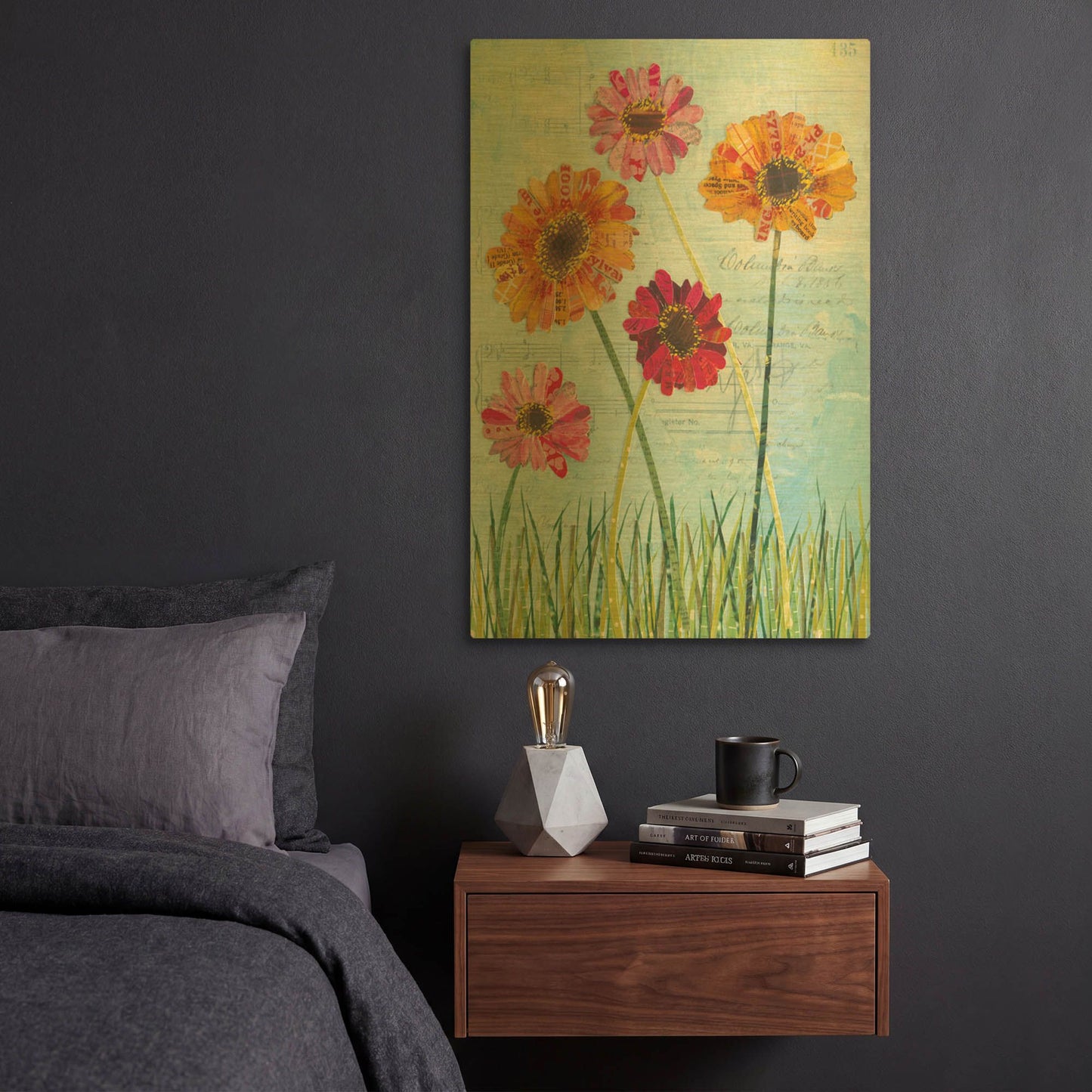 'Early Spring I' By Courtney Prahl Gold Metal Wall Art