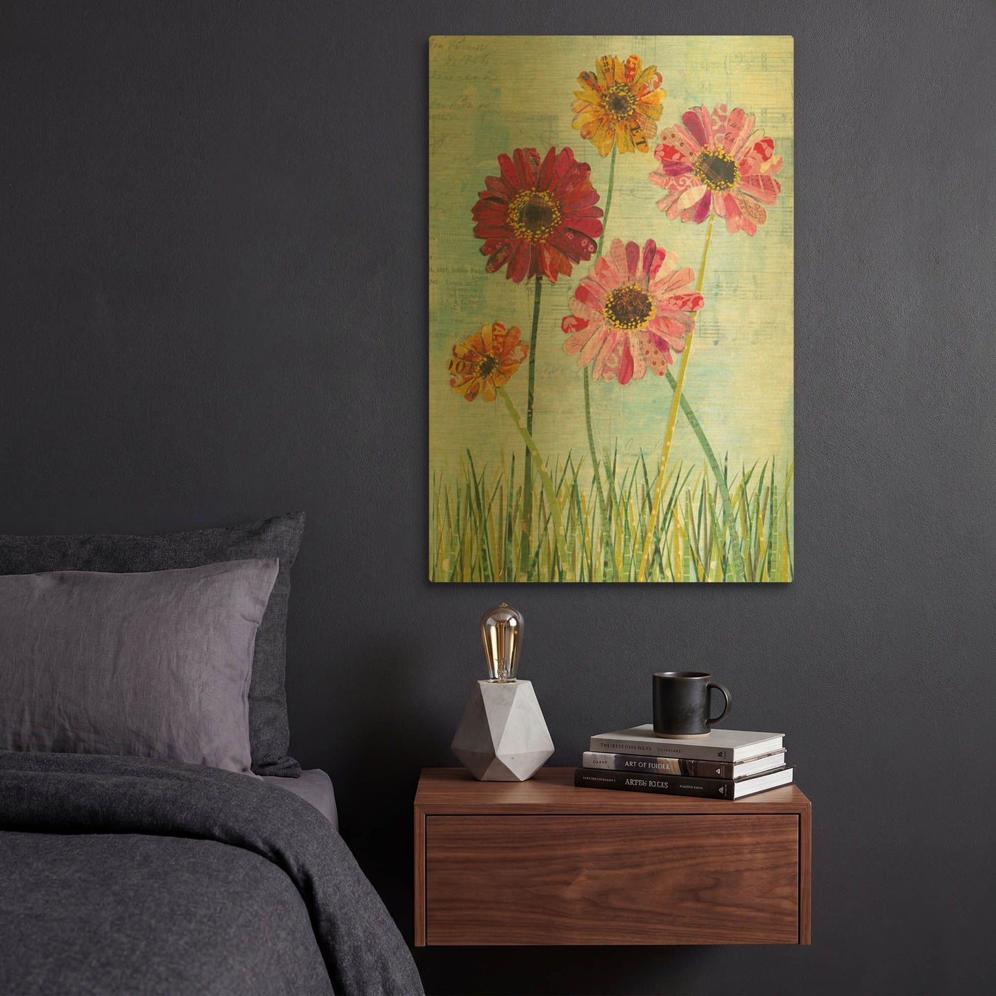 'Early Spring II' By Courtney Prahl Gold Metal Wall Art