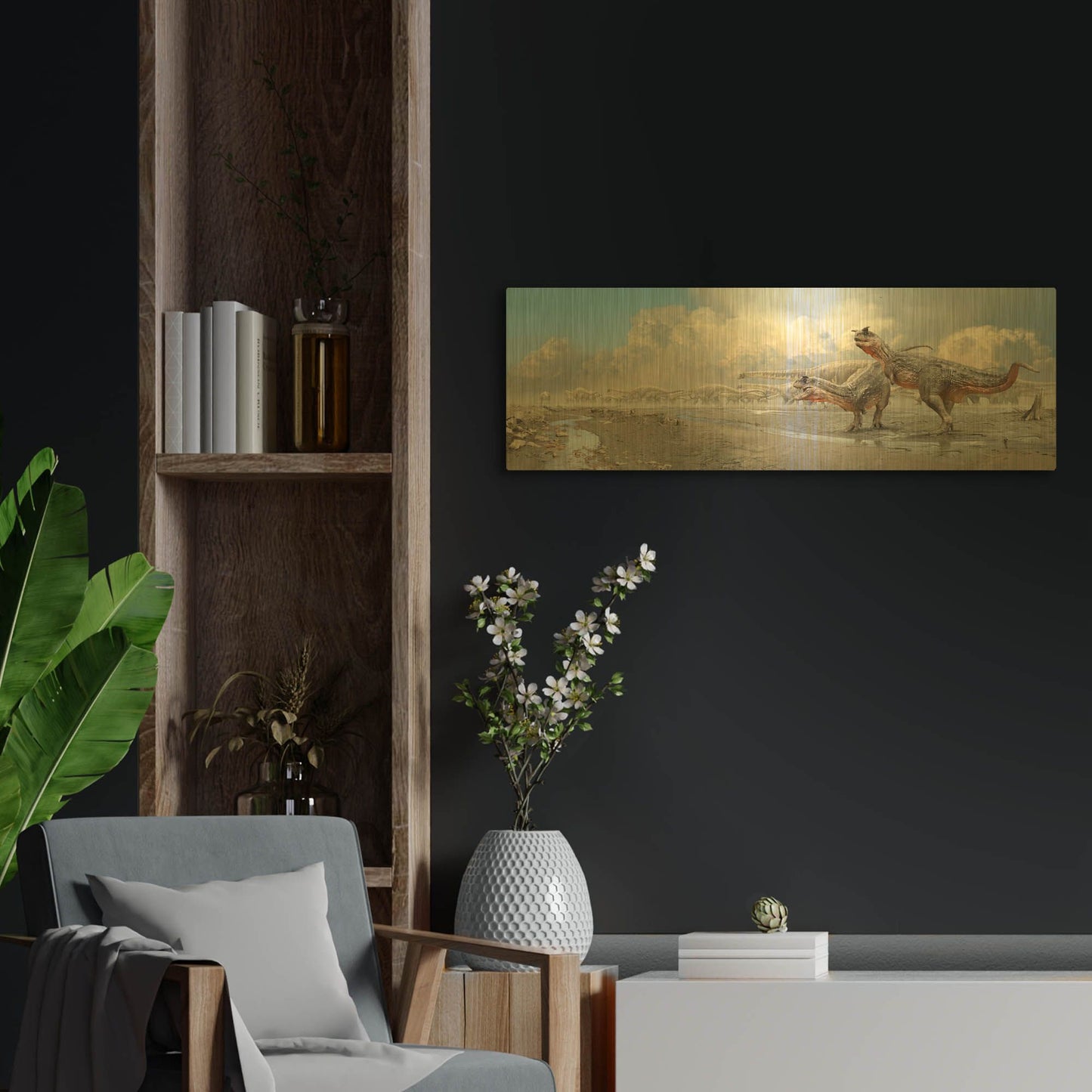 'Brothers In Blood II' By Damir Martin Gold Metal Wall Art