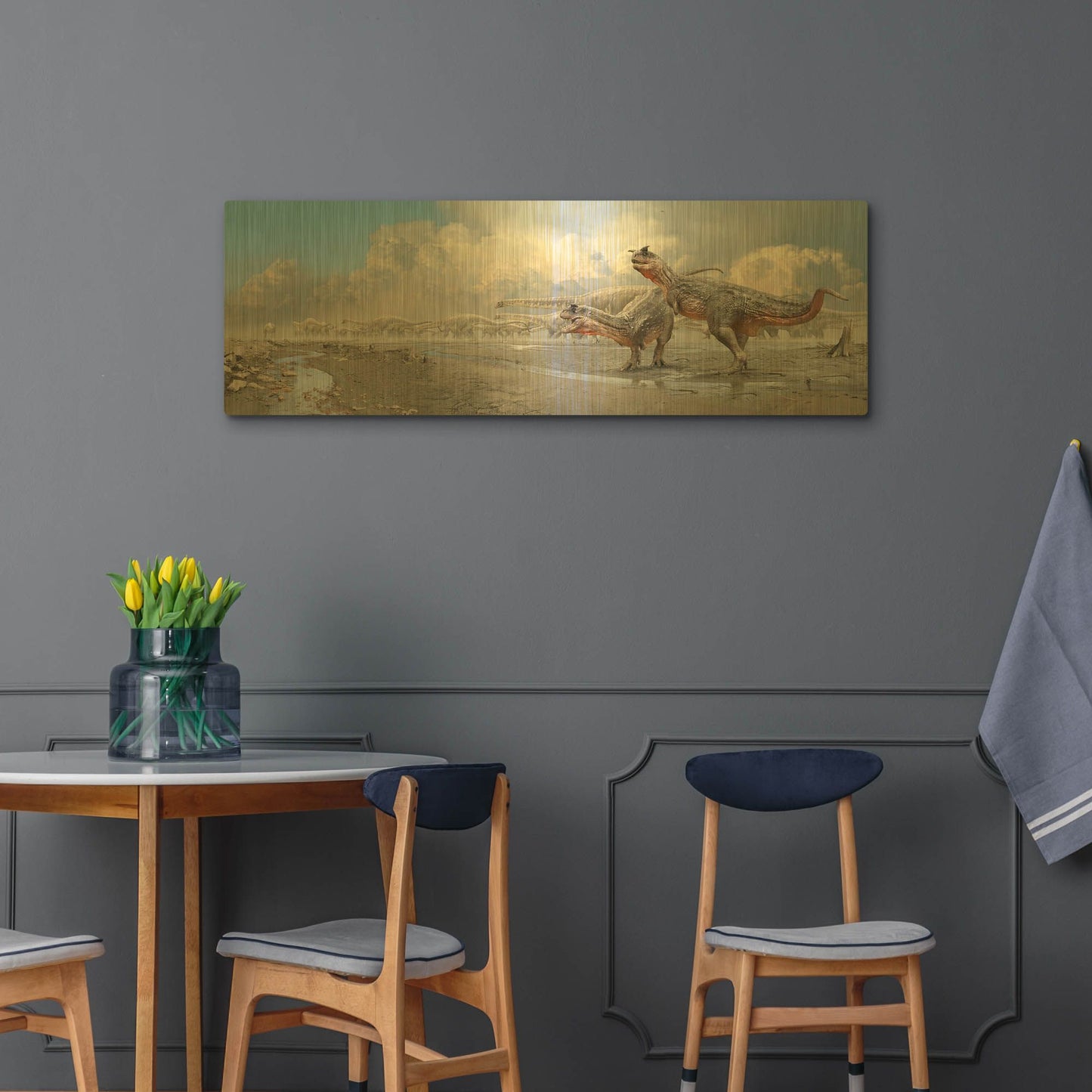 'Brothers In Blood II' By Damir Martin Gold Metal Wall Art