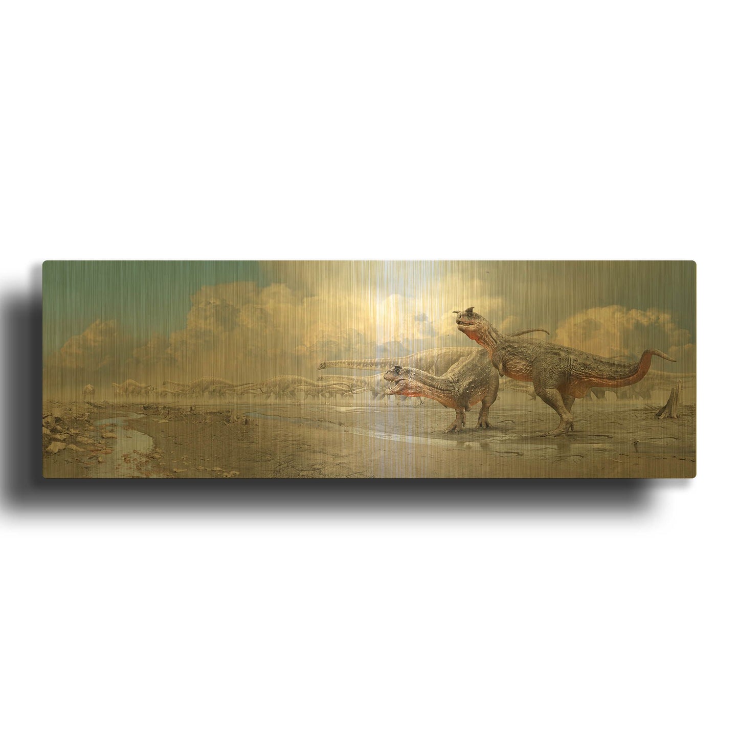 'Brothers In Blood II' By Damir Martin Gold Metal Wall Art