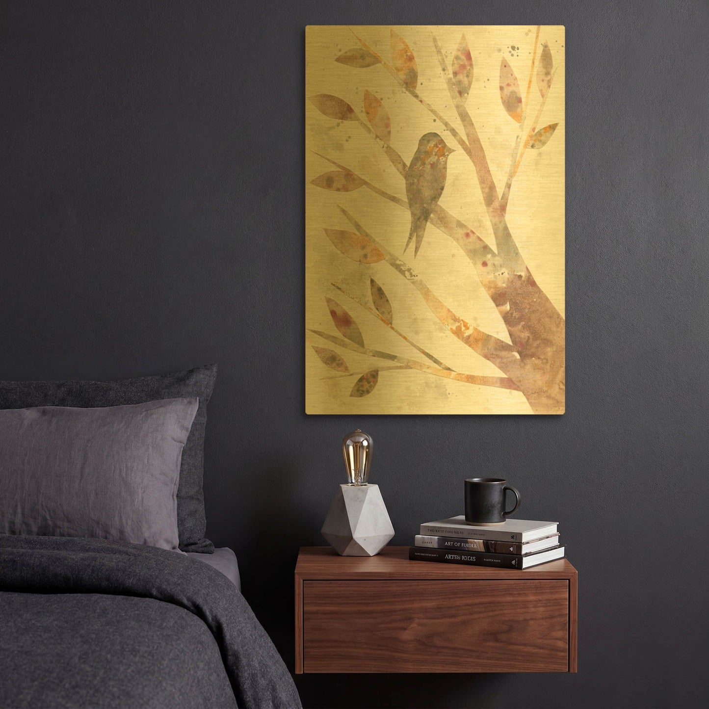 'Natural Wonder III' By Courtney Prahl Gold Metal Wall Art