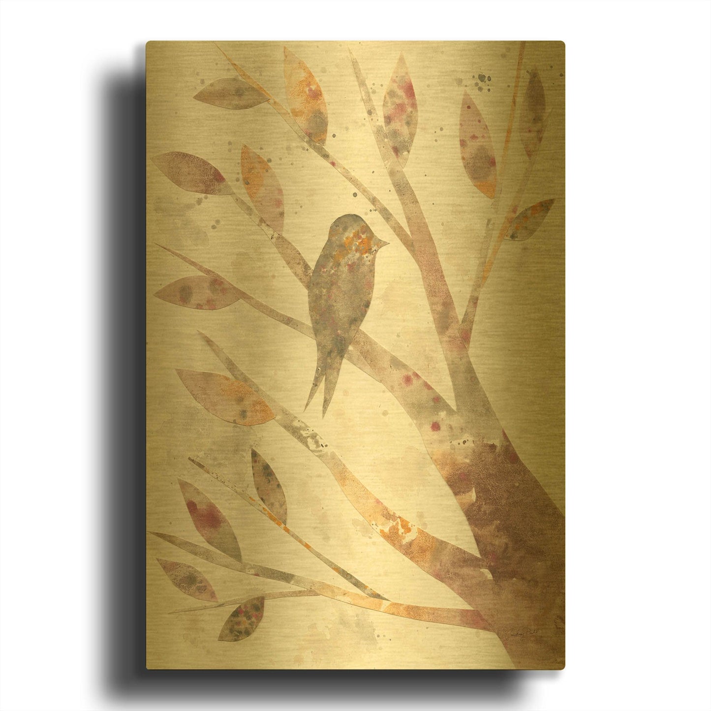 'Natural Wonder III' By Courtney Prahl Gold Metal Wall Art