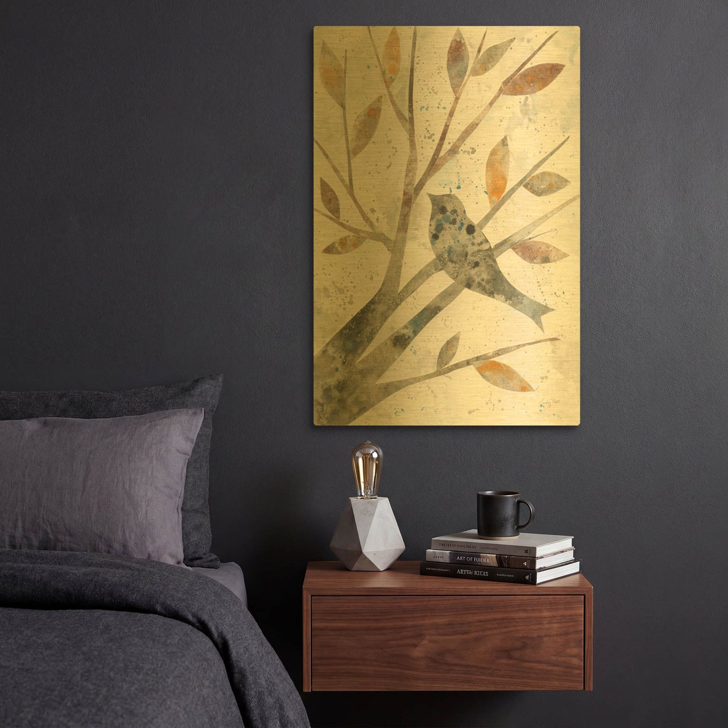 'Natural Wonder IV' By Courtney Prahl Gold Metal Wall Art