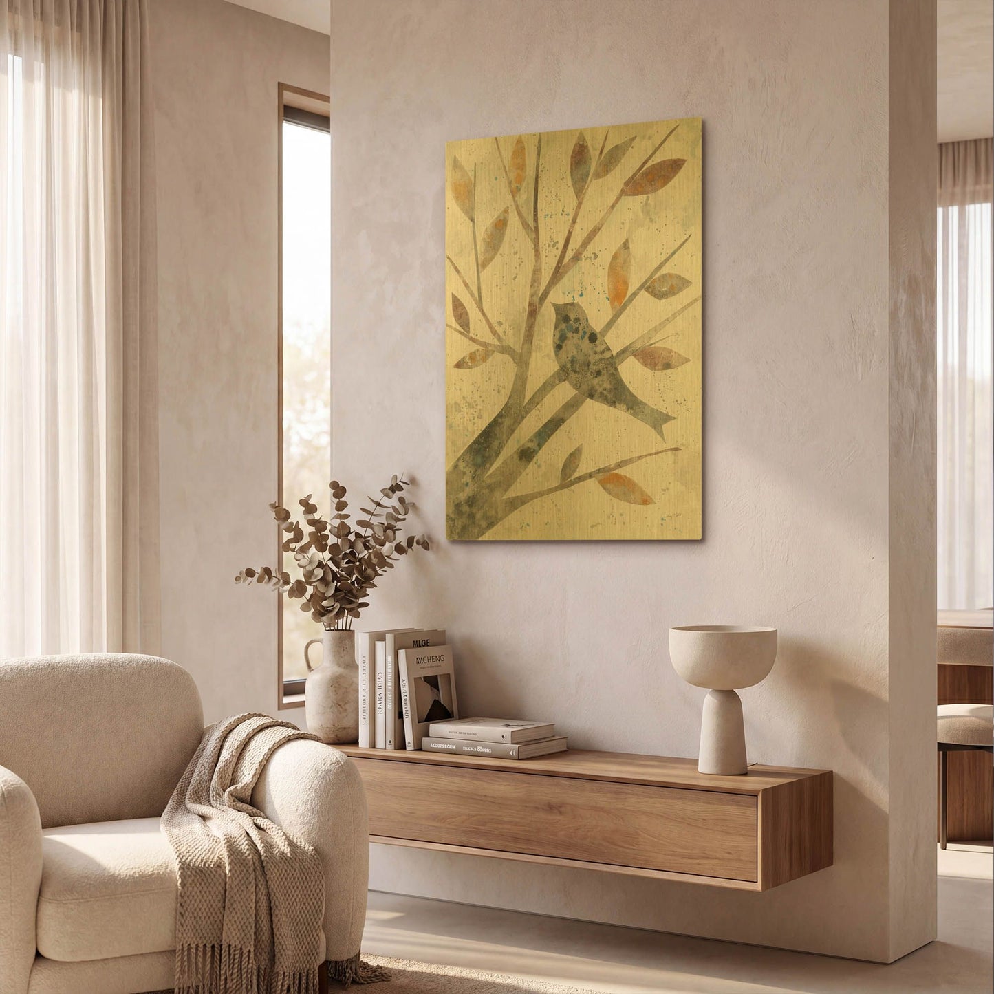 'Natural Wonder IV' By Courtney Prahl Gold Metal Wall Art