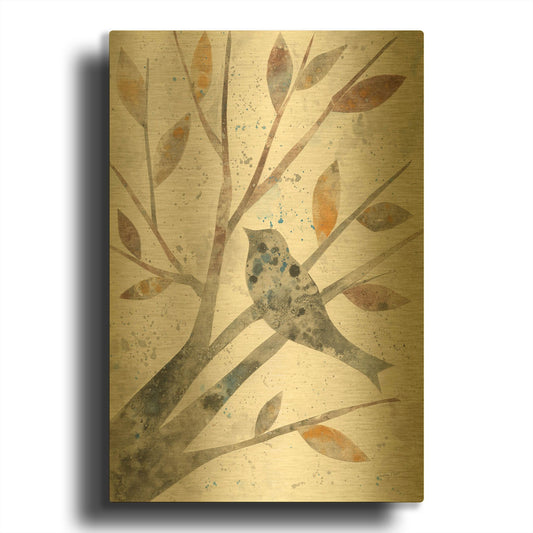 'Natural Wonder IV' By Courtney Prahl Gold Metal Wall Art