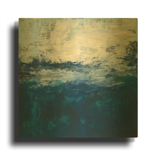 'Seaside Escape I' By Courtney Prahl Gold Metal Wall Art
