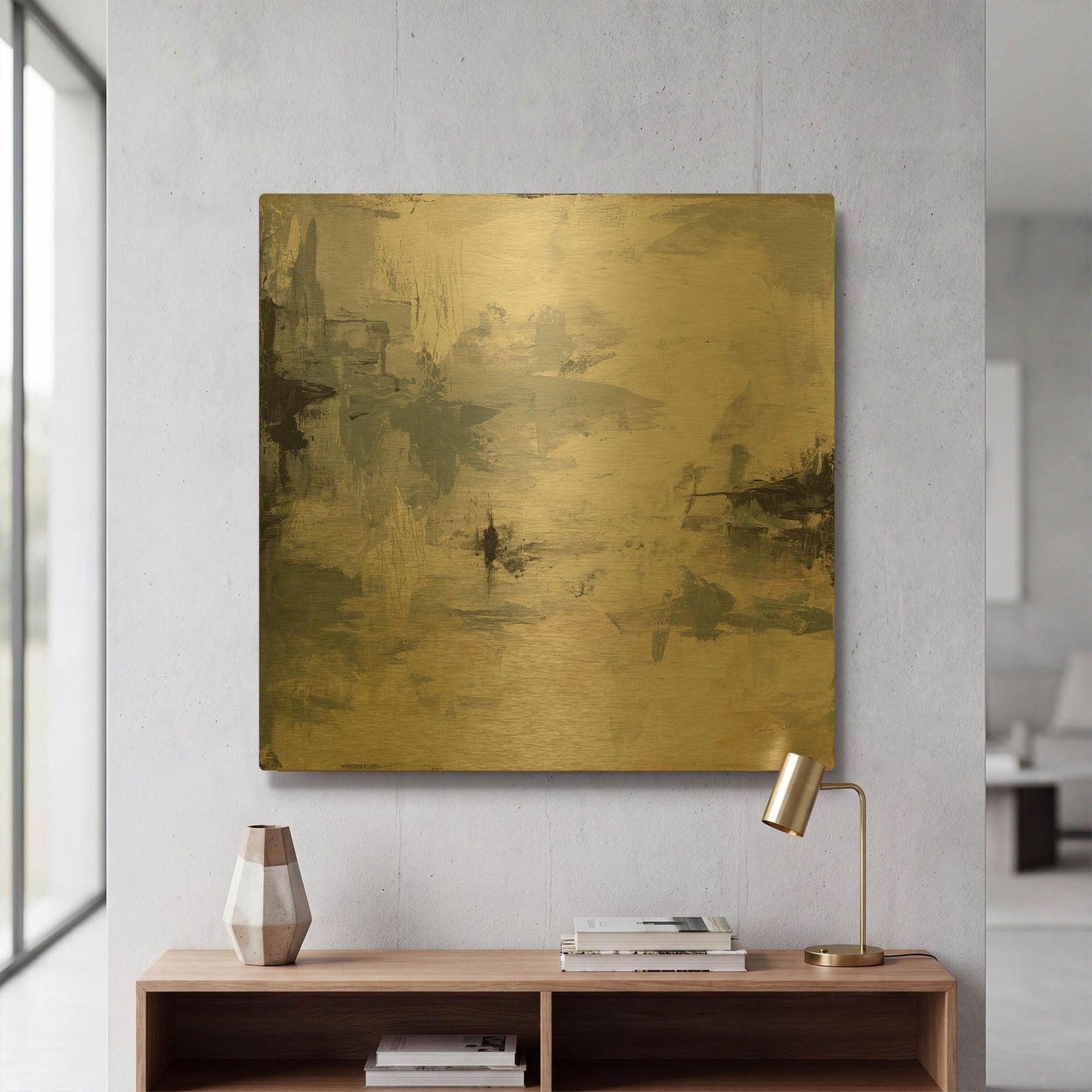 'Finale I' By Courtney Prahl Gold Metal Wall Art