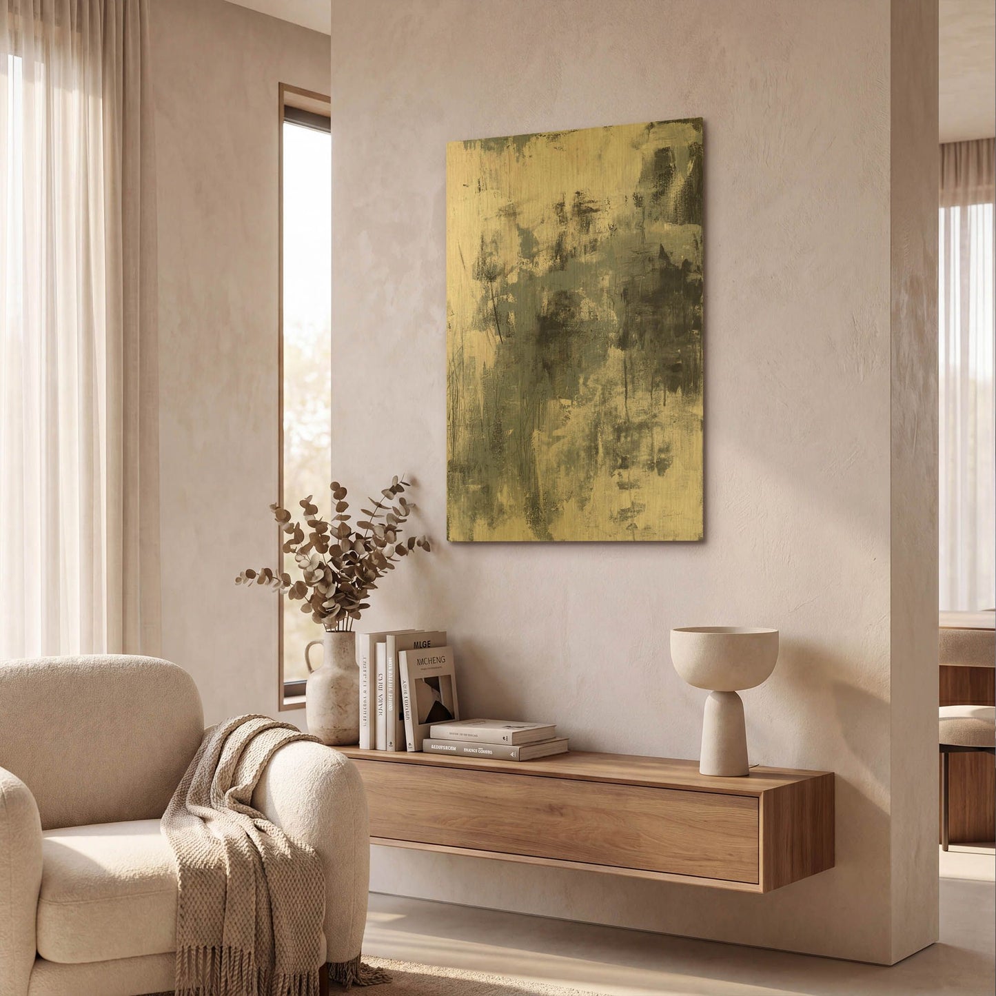 'Oracle I' By Courtney Prahl Gold Metal Wall Art