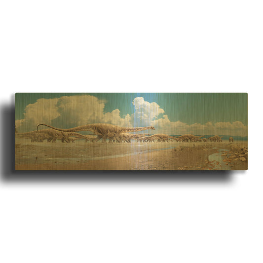 'Migration' By Damir Martin Gold Metal Wall Art