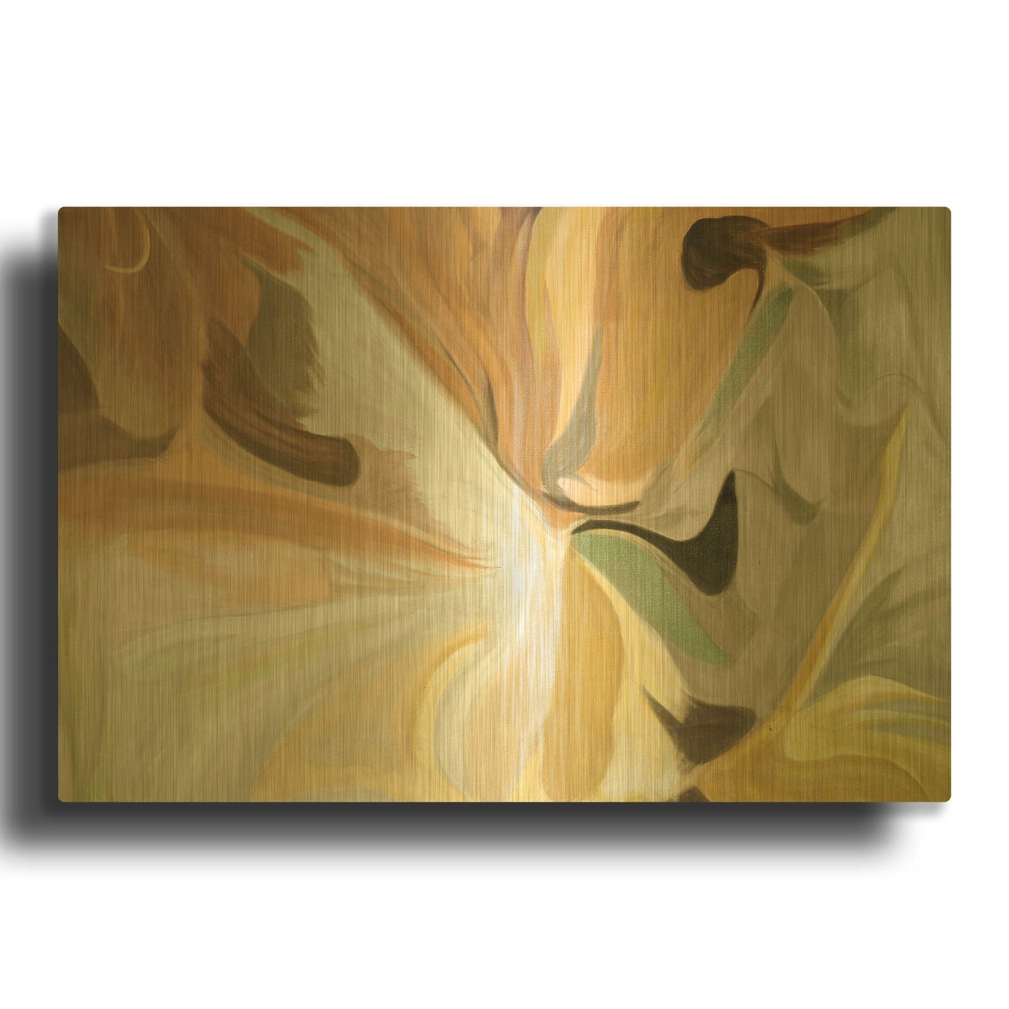 'Notes of Elegance 7' By Irena Orlov Gold Metal Wall Art