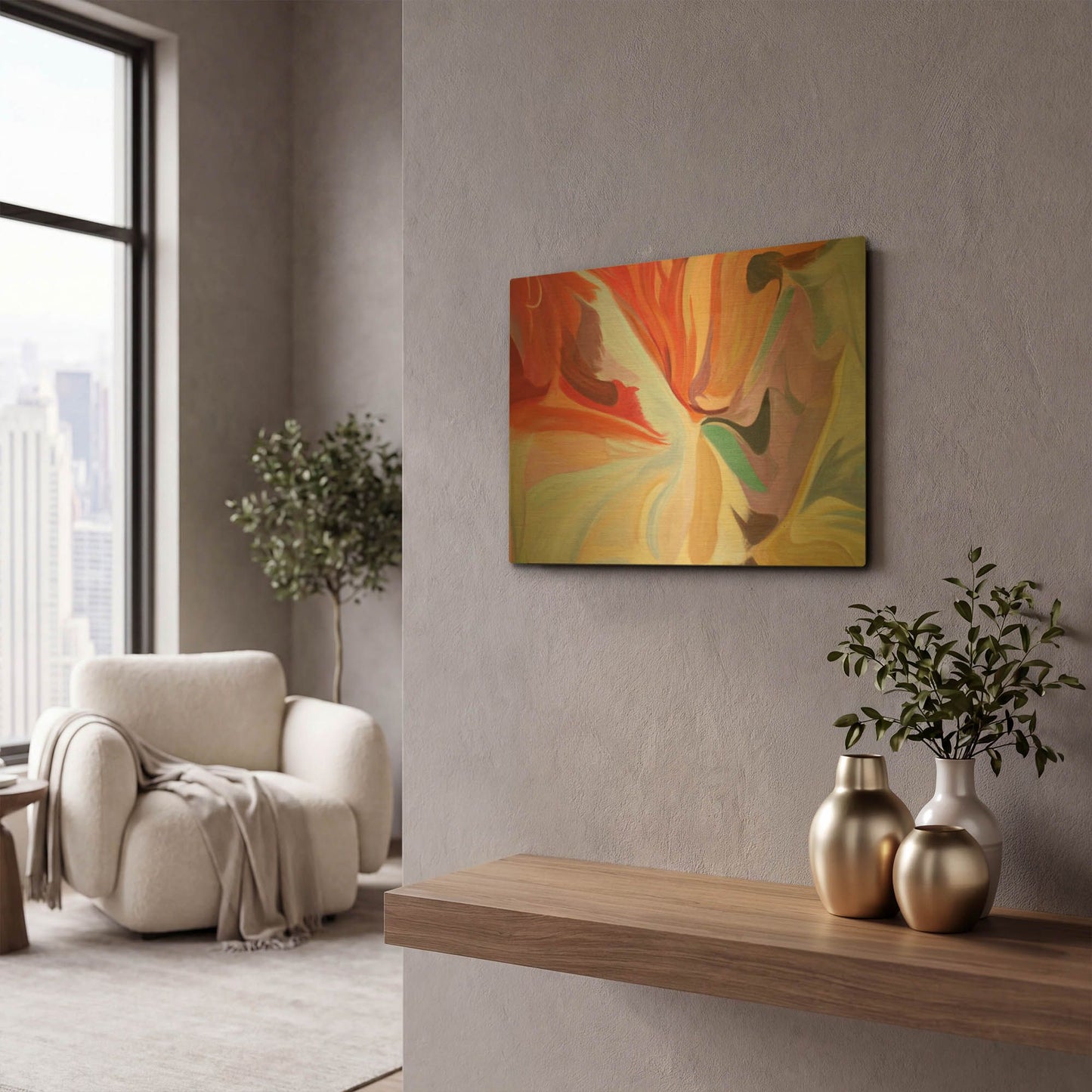 'Notes of Elegance 8' By Irena Orlov Gold Metal Wall Art