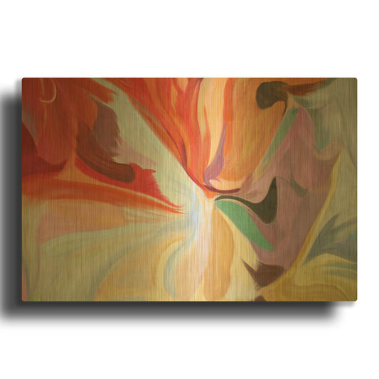 'Notes of Elegance 8' By Irena Orlov Gold Metal Wall Art