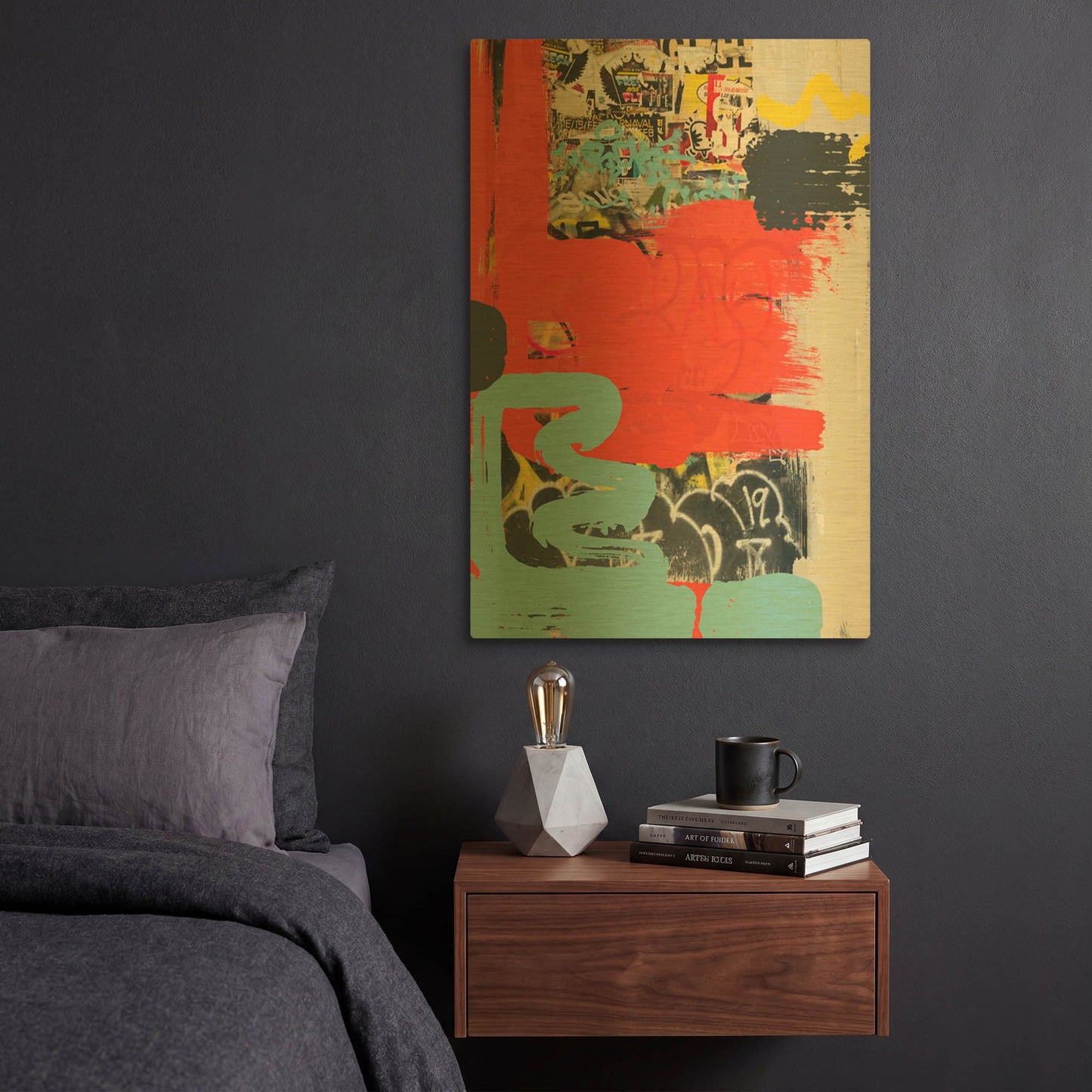 'A Small Dose of Silence' By Irena Orlov Gold Metal Wall Art