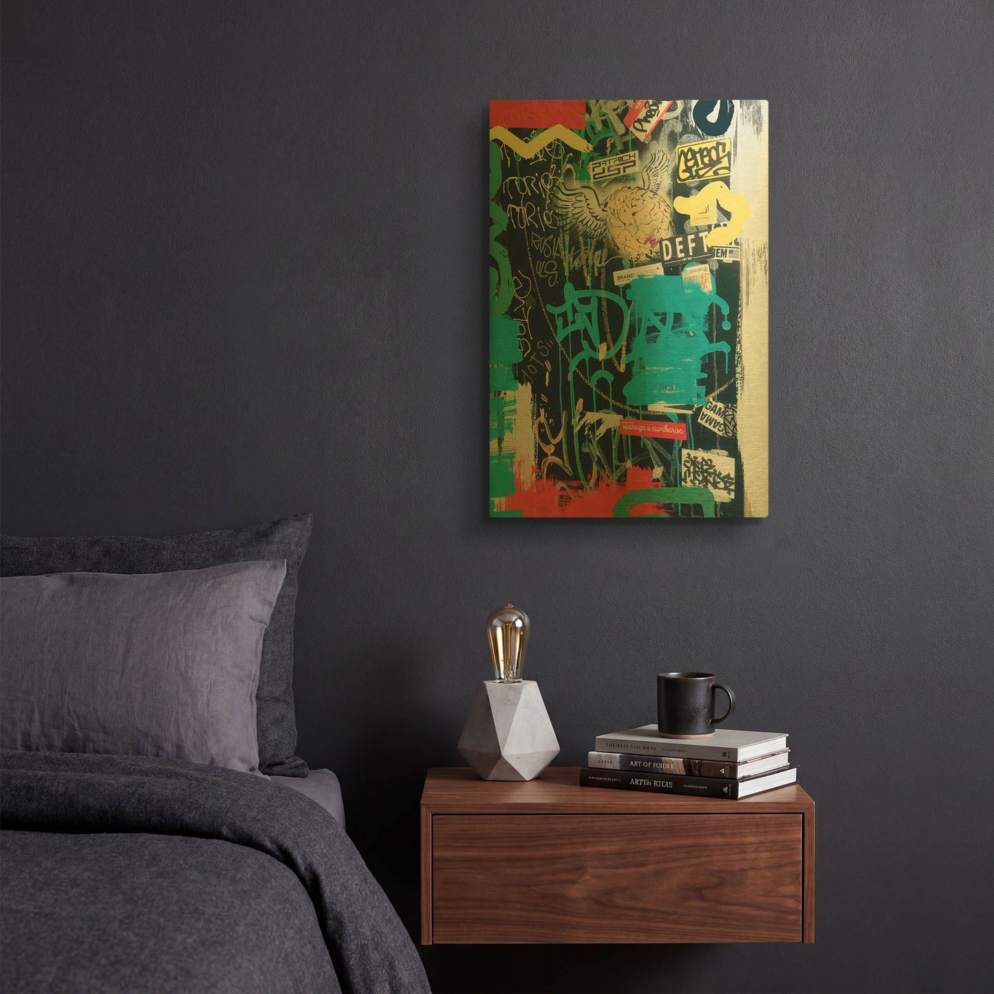 'Outside My Door' By Irena Orlov Gold Metal Wall Art