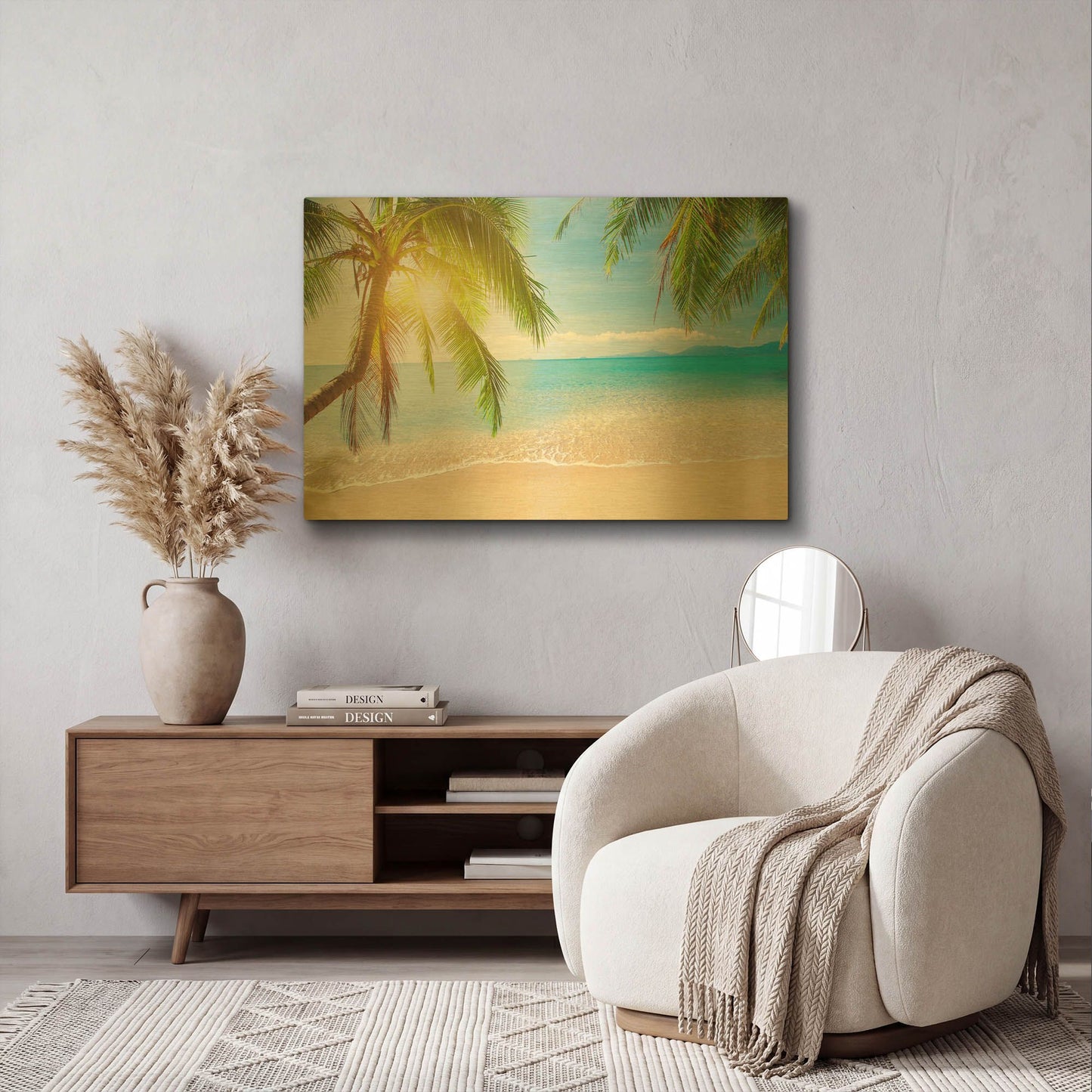 'Far Away,' By LUXE Gold Metal Wall Art