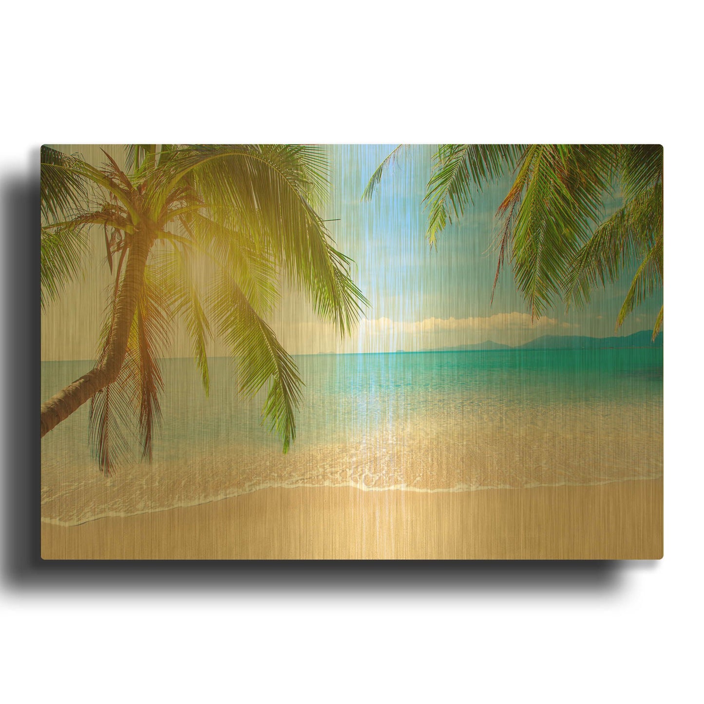 'Far Away,' By LUXE Gold Metal Wall Art