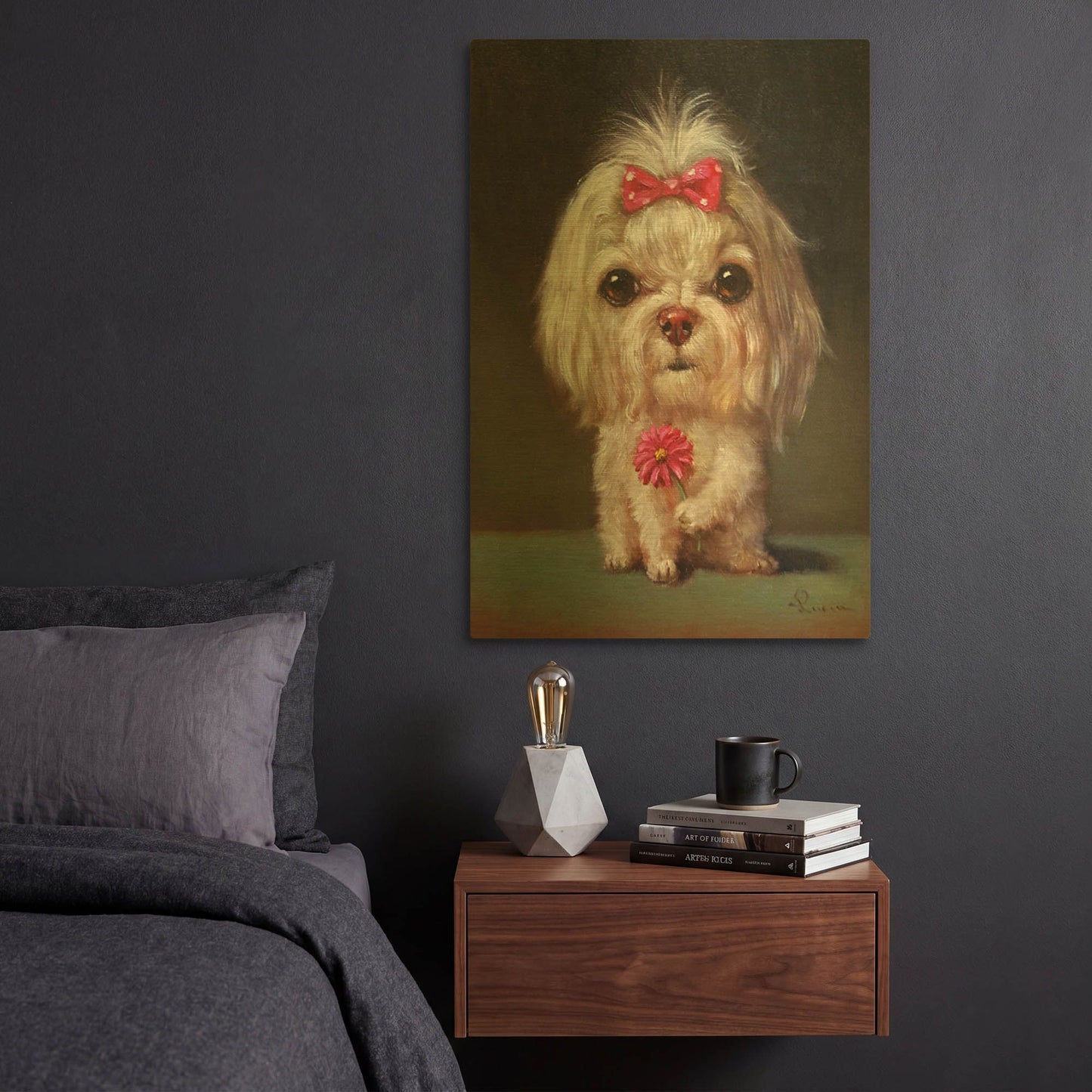 'Sophie' By Lucia Heffernan Gold Metal Wall Art