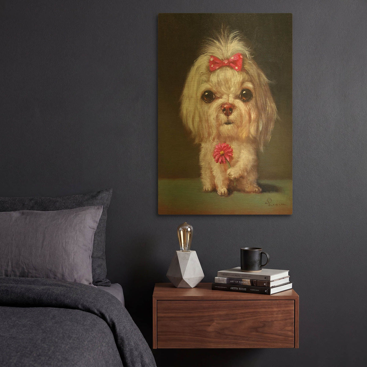 'Sophie' By Lucia Heffernan Gold Metal Wall Art