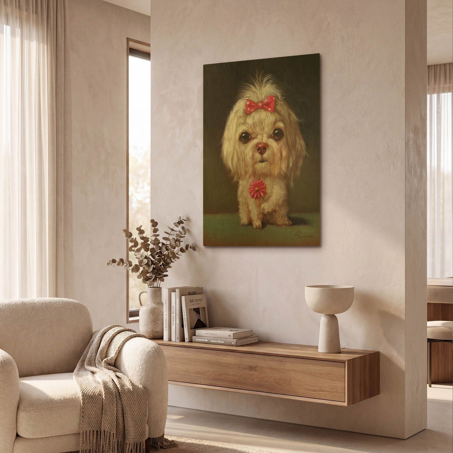 'Sophie' By Lucia Heffernan Gold Metal Wall Art