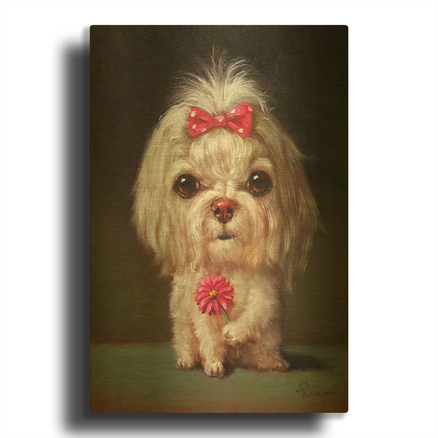 'Sophie' By Lucia Heffernan Gold Metal Wall Art