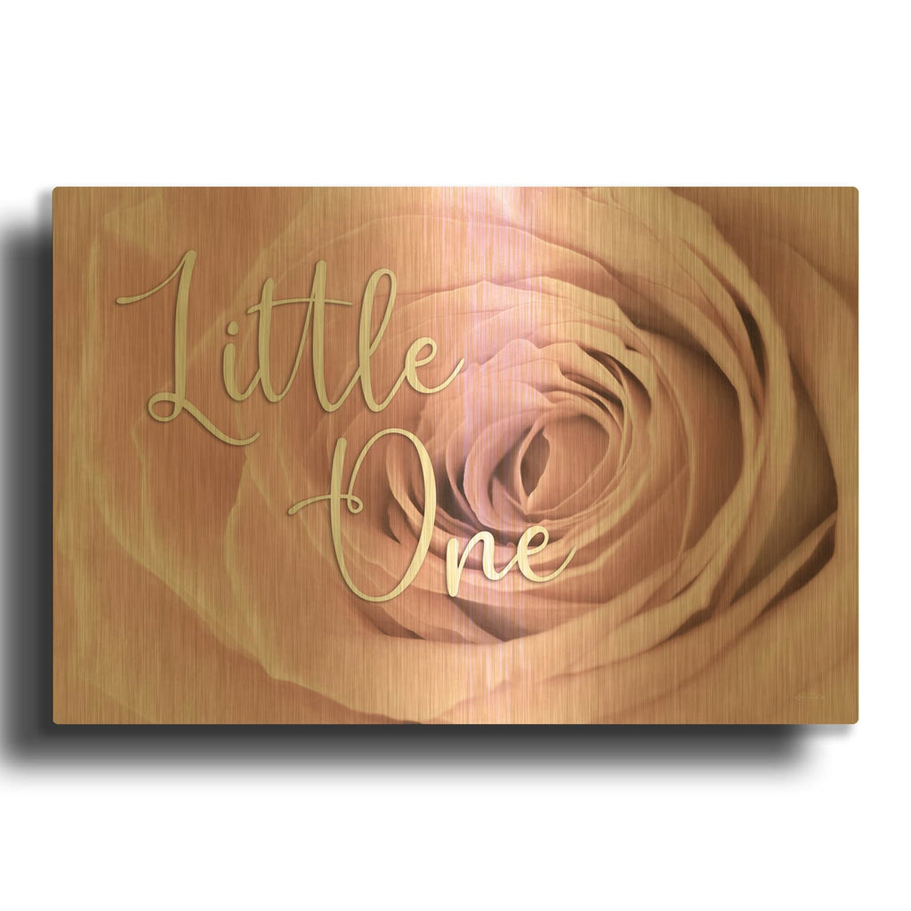 'Little One' By Lori Deiter Gold Metal Wall Art