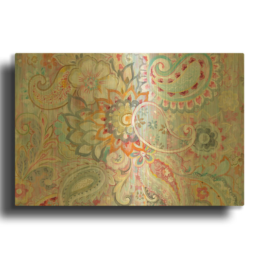 'Boho Japonais' By Danhui Nai Gold Metal Wall Art