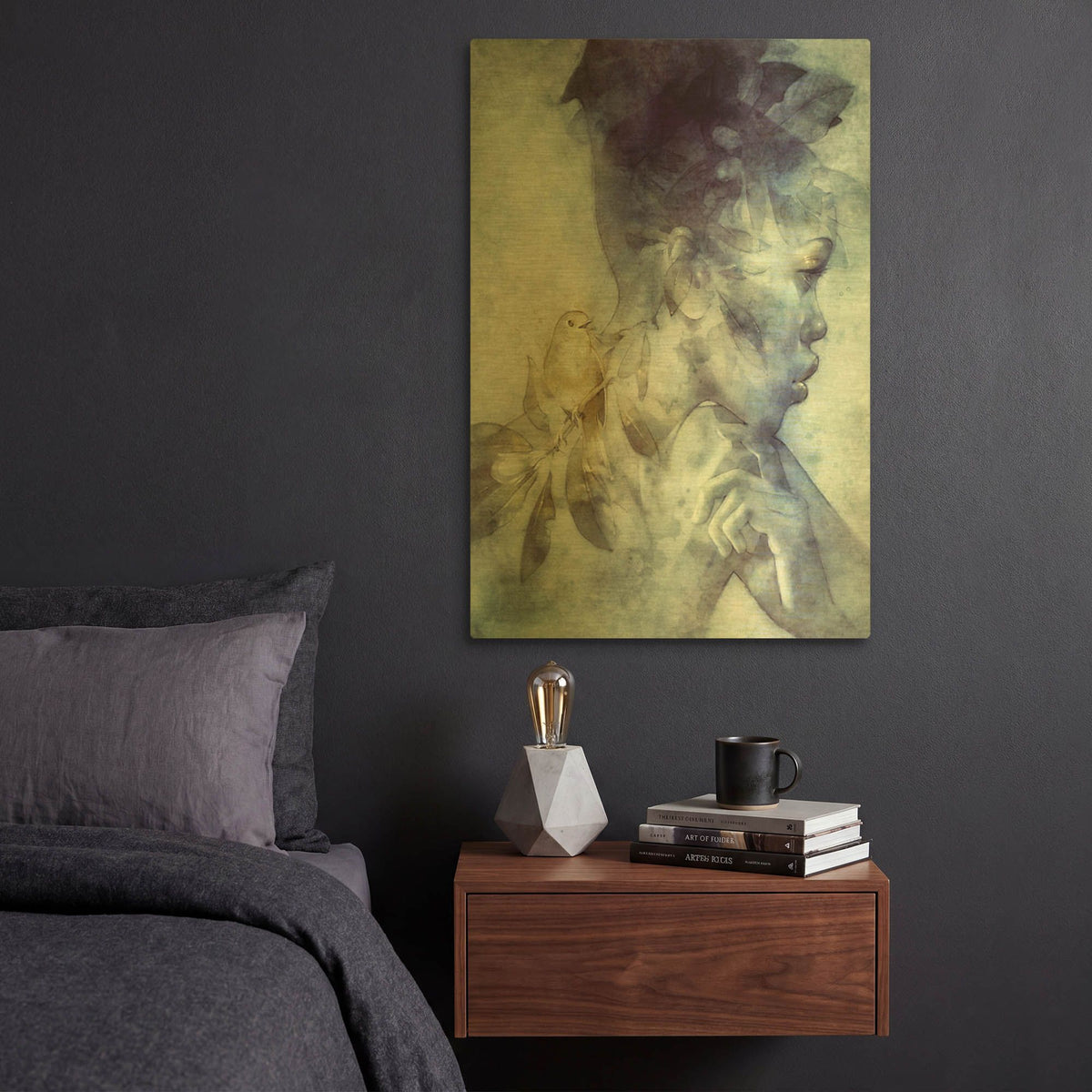 'Midas' By Anna Dittman Gold Metal Wall Art