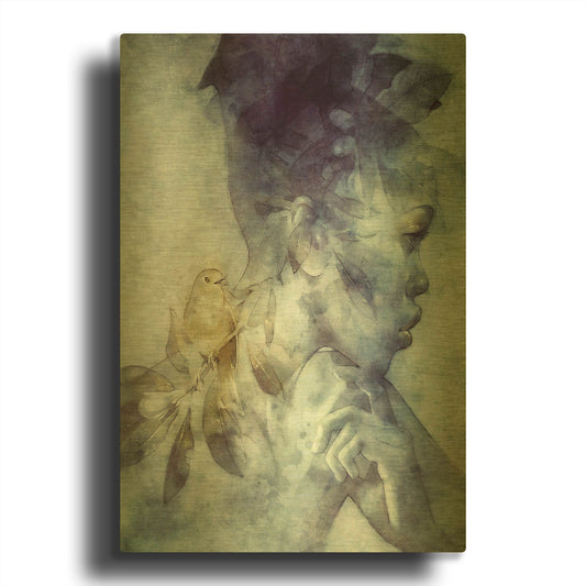 'Midas' By Anna Dittman Gold Metal Wall Art
