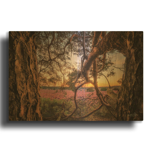 'In Between' By Martin Podt Gold Metal Wall Art