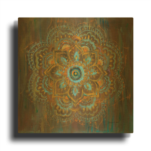 'Bombay Bohemian' By Danhui Nai Gold Metal Wall Art