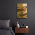 'Empire Fog' By Bruce Getty Gold Metal Wall Art