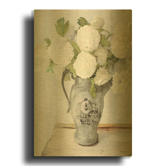 'Parisian Pot 2' By Stellar Design Studio Gold Metal Wall Art