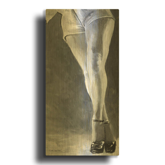 'She' By Stellar Design Studio Gold Metal Wall Art