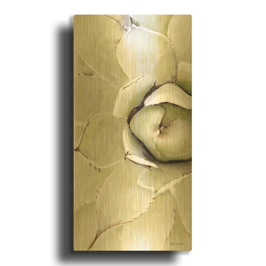 'Agave Panel 2' By Stellar Design Studio Gold Metal Wall Art