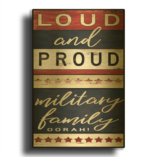 'Loud and Proud' By Cindy Jacobs Gold Metal Wall Art