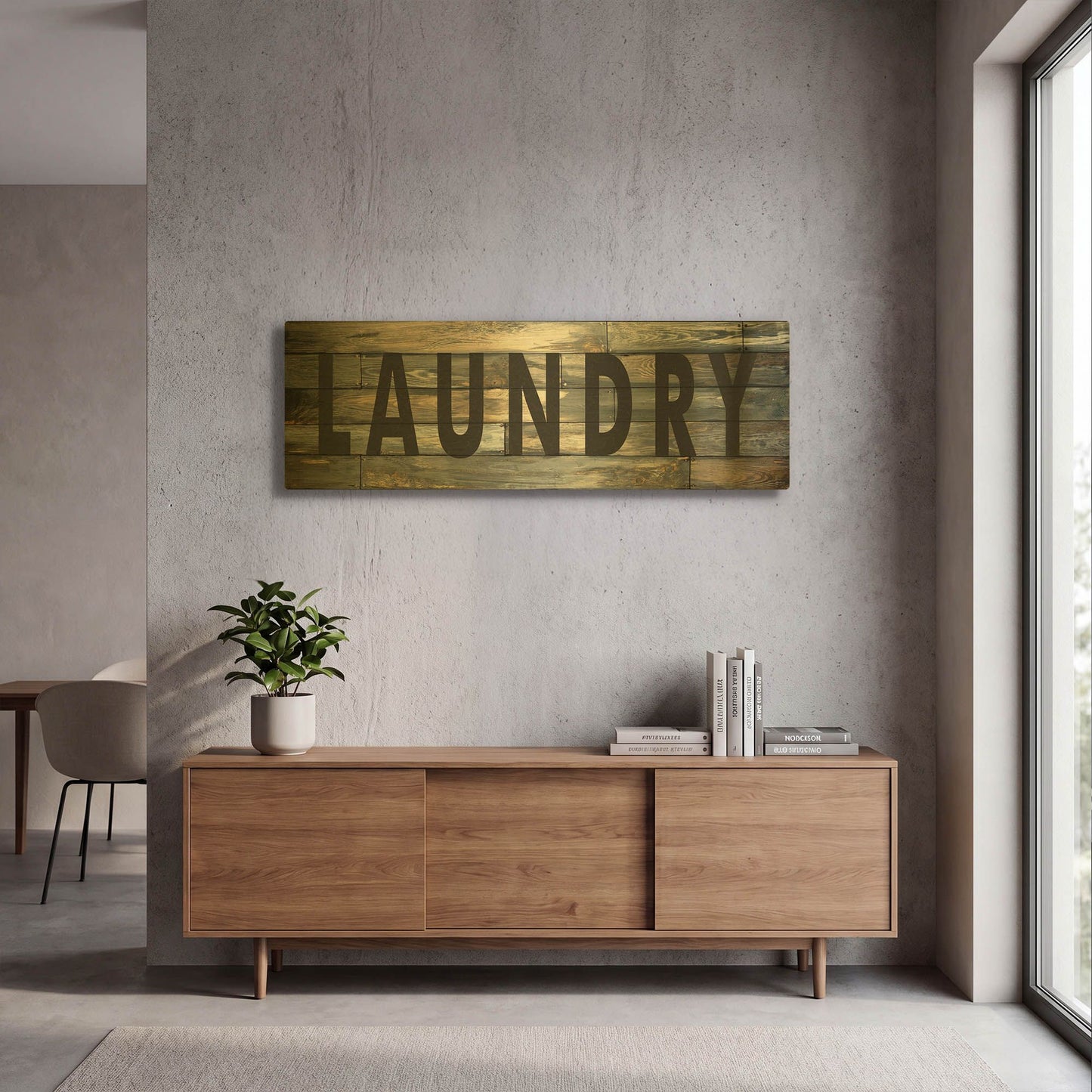 'Laundry' By Cindy Jacobs Gold Metal Wall Art