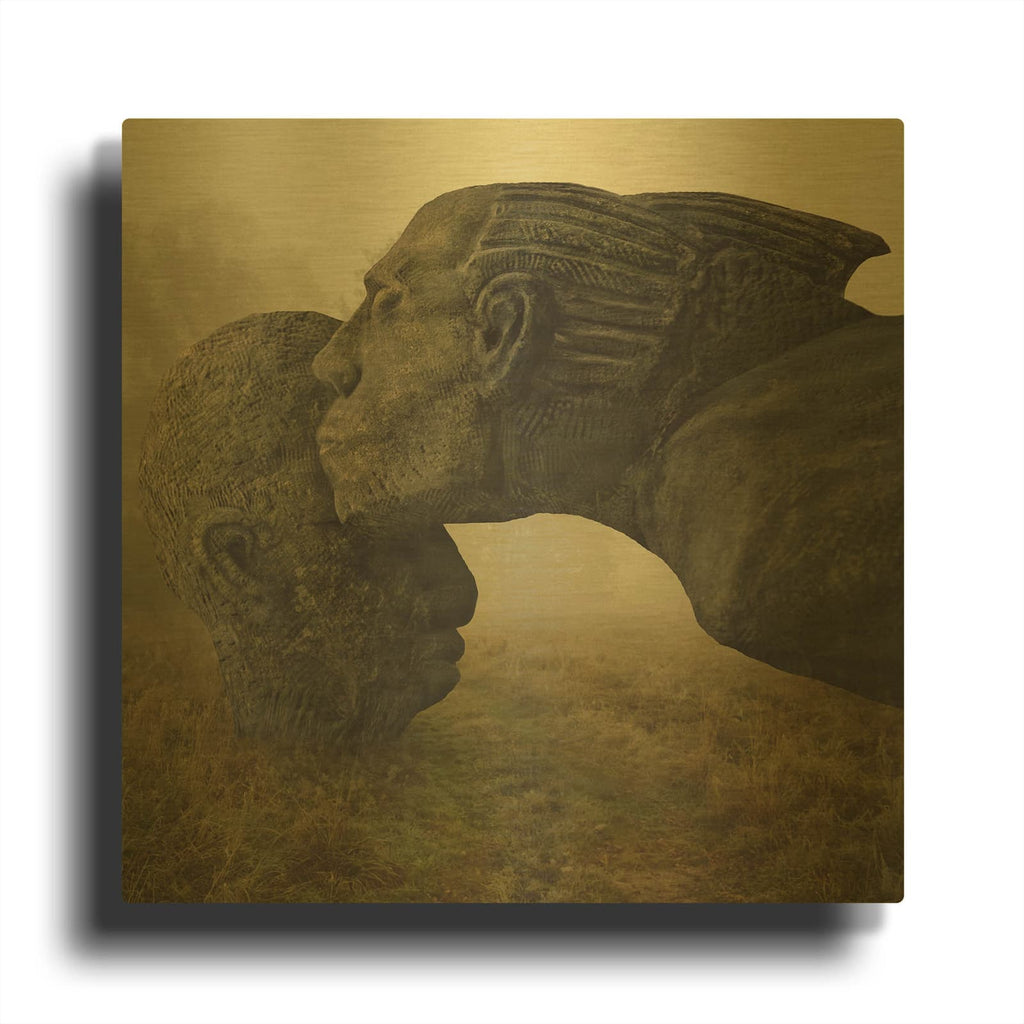 'Mother' By Dariusz Klimczak Gold Metal Wall Art