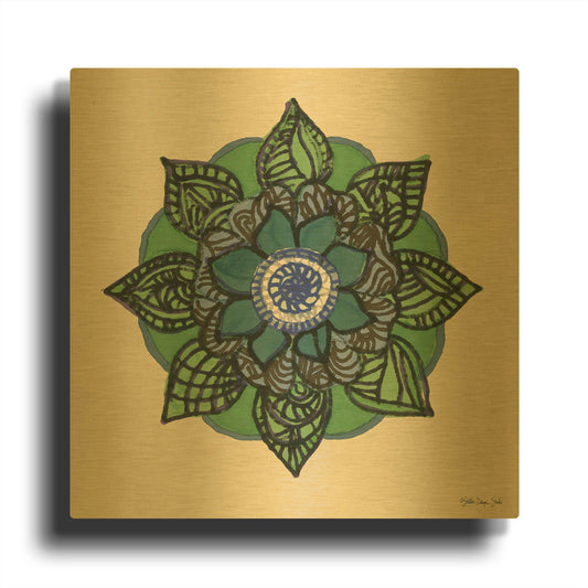 'Mandala 2' By Stellar Design Studio Gold Metal Wall Art