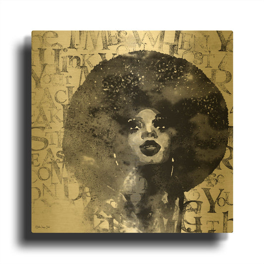 'Diana' By Stellar Design Studio Gold Metal Wall Art