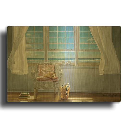 'A Moment' By Karen Hollingsworth Gold Metal Wall Art