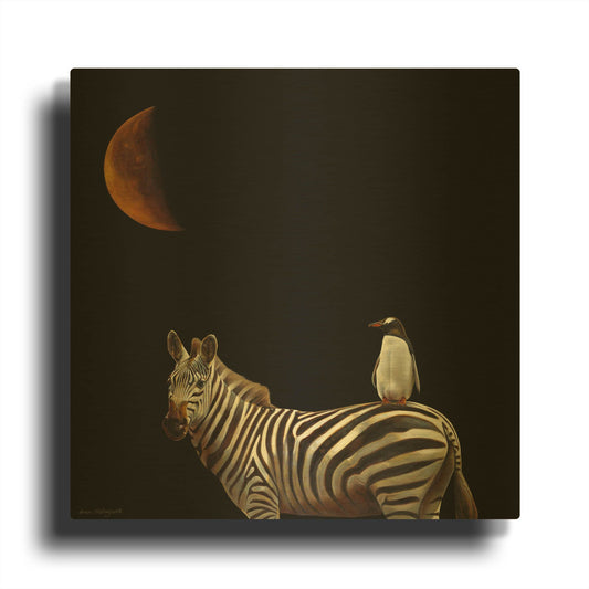 'Pilgrimage' By Karen Hollingsworth Gold Metal Wall Art