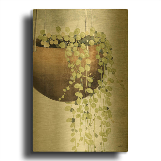 'String of Pearls II' By House Fenway Gold Metal Wall Art