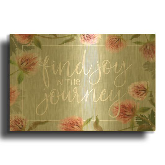 'Joy in the Journey' By House Fenway Gold Metal Wall Art