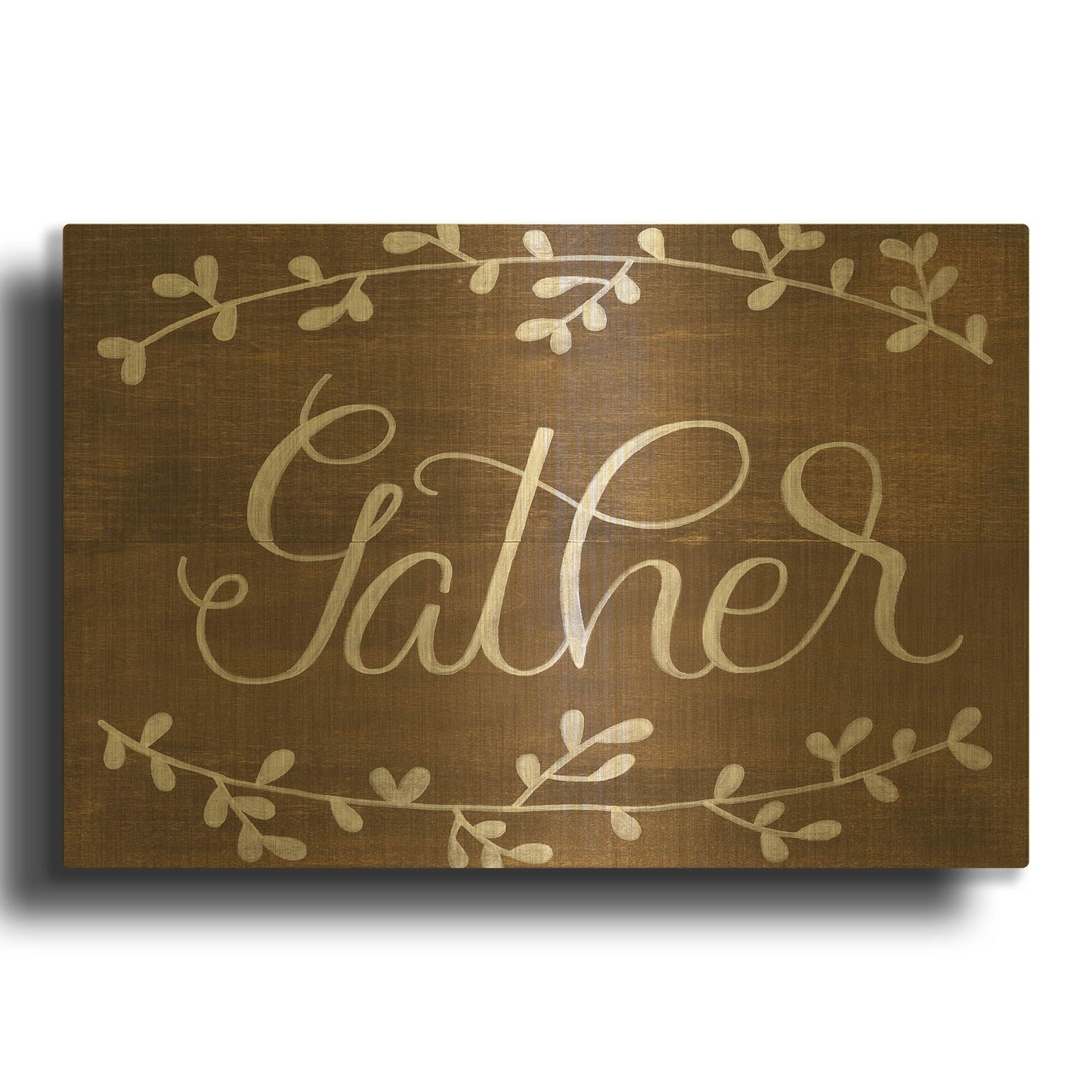 'Gather Leaf' By Fearfully Made Gold Metal Wall Art