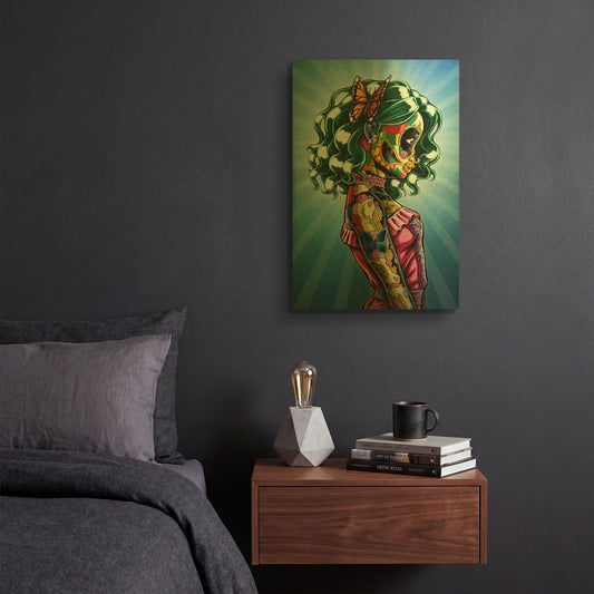 'Annabelle' By Nicholas Ivins Gold Metal Wall Art
