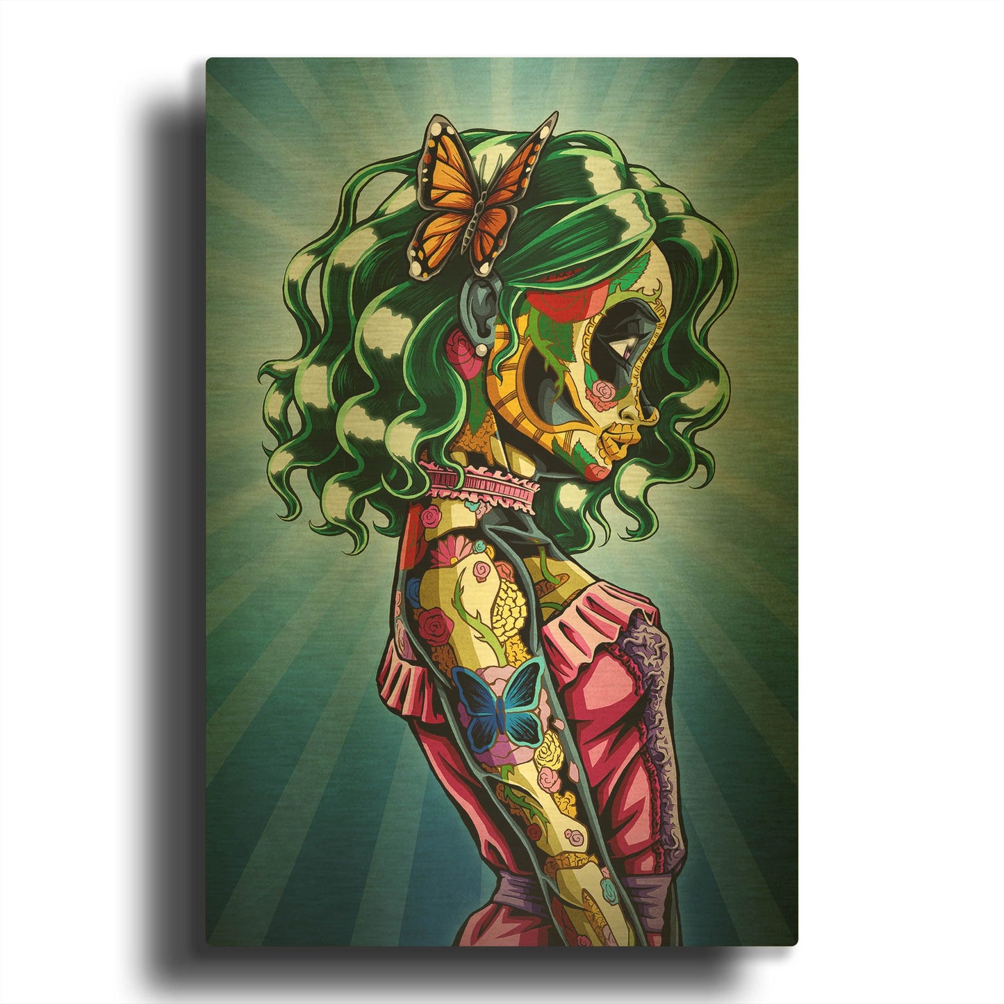 'Annabelle' By Nicholas Ivins Gold Metal Wall Art