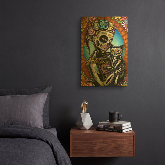 'Calala' By Nicholas Ivins Gold Metal Wall Art