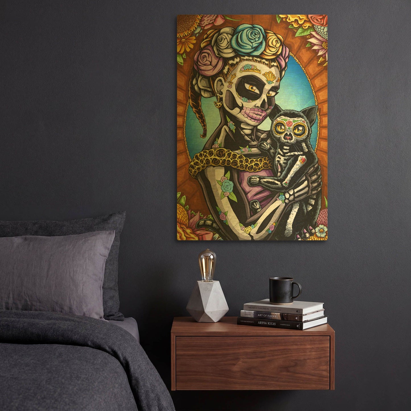 'Calala' By Nicholas Ivins Gold Metal Wall Art