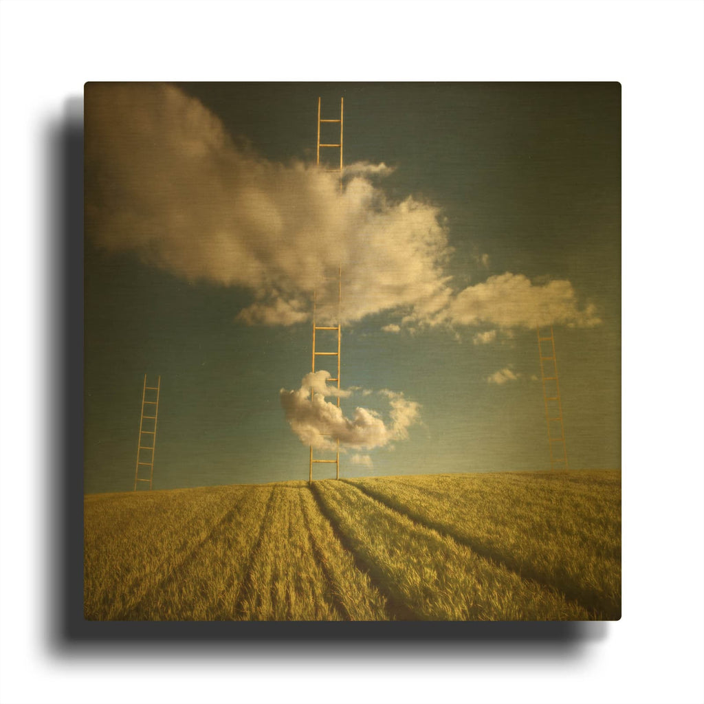 'Marzenia' By Dariusz Klimczak Gold Metal Wall Art
